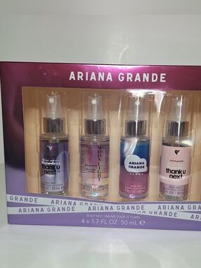 Ariana Grande Gift Set 4pc Mini Body Mist Moonlight Cloud Thank U Next Holiday